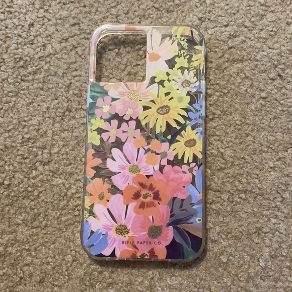Rifle Paper Co. iPhone 12 Clear Marguerite case